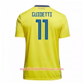 Maillot/Tenue Suède Guidetti 11 Domicile Coupe du monde 2018